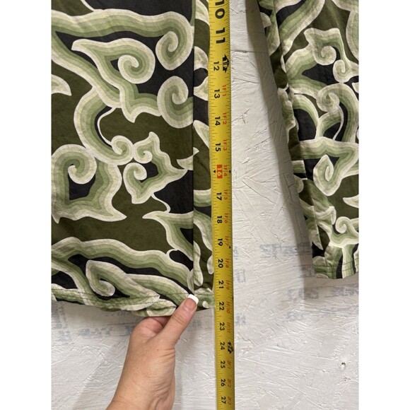 VTG Patagonia Pataloha Womens Kokawe Pant Green Swirl Print Size 6 - Picture 10 of 10